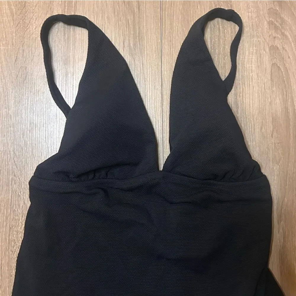 PEZ D'OR Beatrix One Piece Maternity Swimsuit in Black Size Large